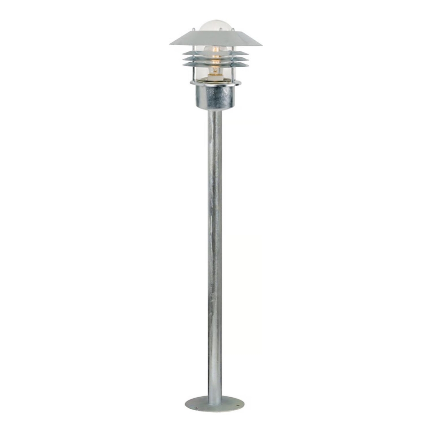 Nordlux - Āra lampa VEJERS 1xE27/60W/230V IP54 sudraba