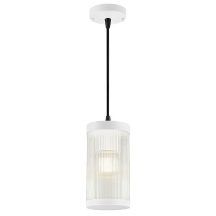 Nordlux - Āra lustra ar auklu COUPAR 1xE27/25W/230V IP33 d. 13 cm balta