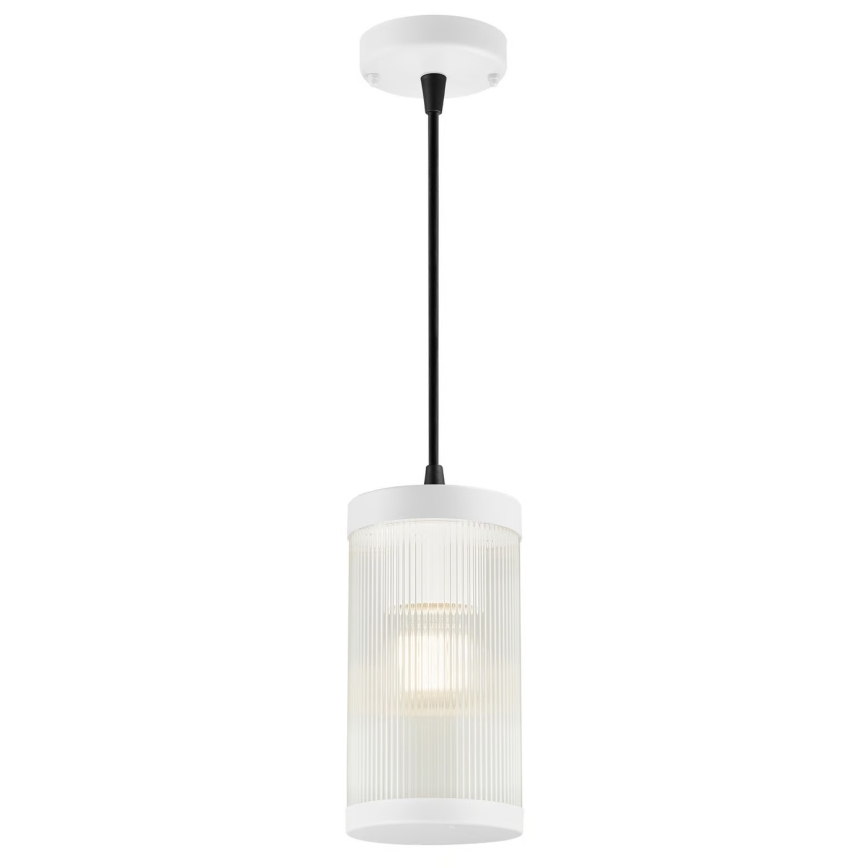 Nordlux - Āra lustra ar auklu COUPAR 1xE27/25W/230V IP33 d. 13 cm balta