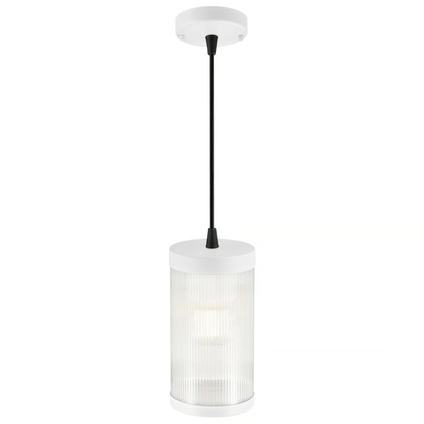 Nordlux - Āra lustra ar auklu COUPAR 1xE27/25W/230V IP33 d. 13 cm balta