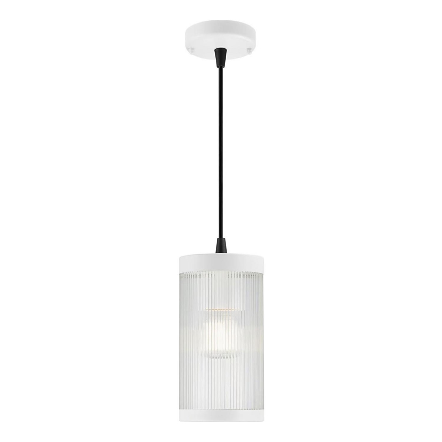 Nordlux - Āra lustra ar auklu COUPAR 1xE27/25W/230V IP33 d. 13 cm balta