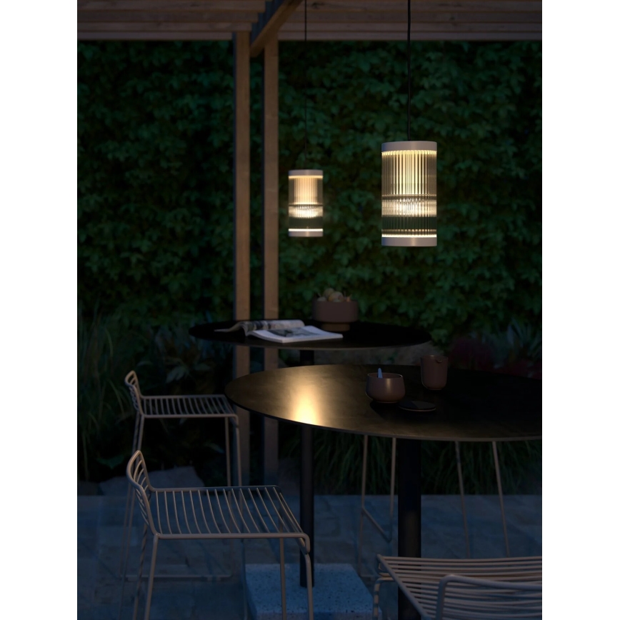 Nordlux - Āra lustra ar auklu COUPAR 1xE27/25W/230V IP33 krēmkrāsa