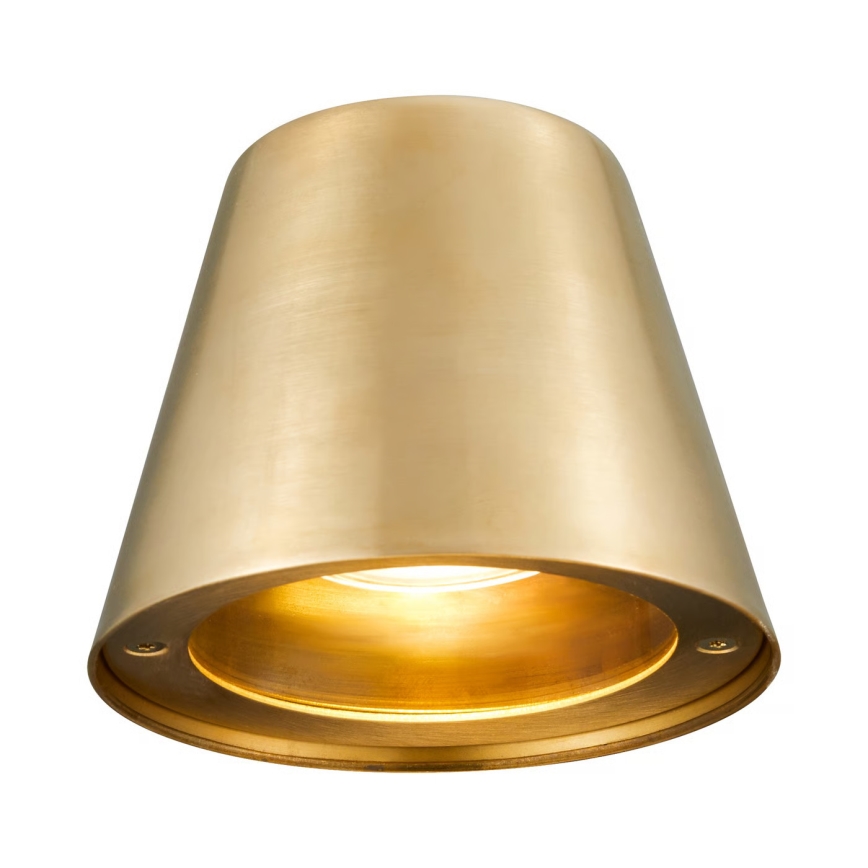 Nordlux - Āra sienas gaismeklis ALERIA 1xGU10/35W/230V IP44 misiņš