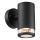 Nordlux - Āra sienas gaismeklis BIRK 1xGU10/28W/230V IP44 melns