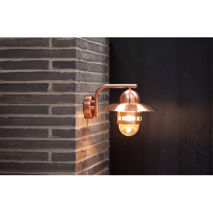Nordlux - Āra sienas gaismeklis NIBE 1xE27/60W/230V IP54 vara krāsas
