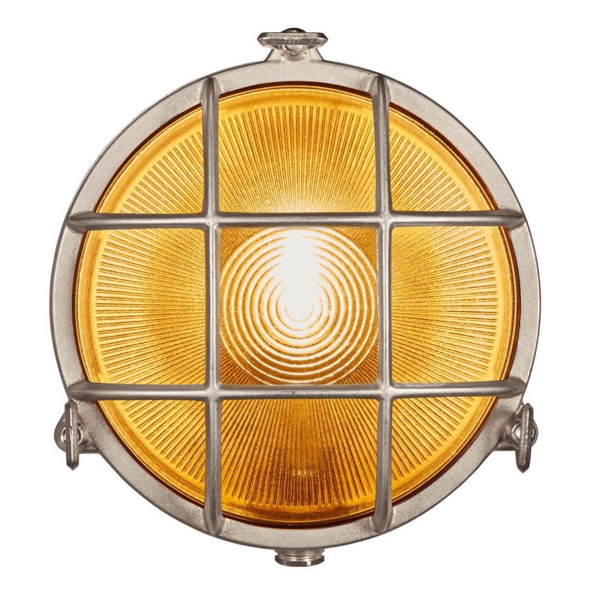 Nordlux - Āra sienas gaismeklis POLPERRO 1xE27/12,5W/230V IP64 pelēks