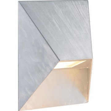 Nordlux - Āra sienas gaismeklis PONTIO 1xGU10/25W/230V IP54 sudraba