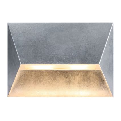Nordlux - Āra sienas gaismeklis PONTIO 2xGU10/25W/230V IP54 sudraba krāsā