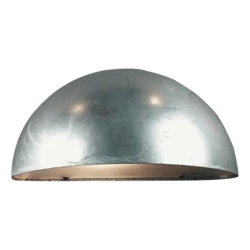 Nordlux - Āra sienas gaismeklis SCORPIUS 1xE27/60W/230V IP33 sudraba krāsā