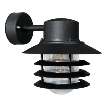 Nordlux - Āra sienas gaismeklis VEJERS 1xE27/60W/230V IP54 melns