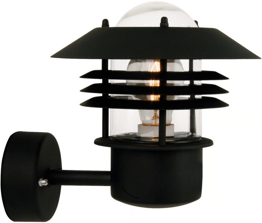 Nordlux - Āra sienas gaismeklis VEJERS 1xE27/60W/230V IP54 melns