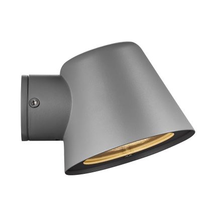 Nordlux - Āra sienas lampa ALERIA 1xGU10/35W/230V IP44 pelēka