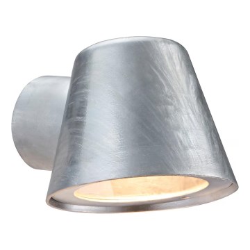 Nordlux - Āra sienas lampa ALERIA 1xGU10/35W/230V IP44 sudraba