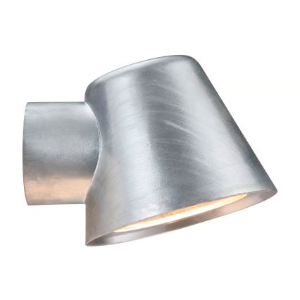 Nordlux - Āra sienas lampa ALERIA 1xGU10/35W/230V IP44 sudraba