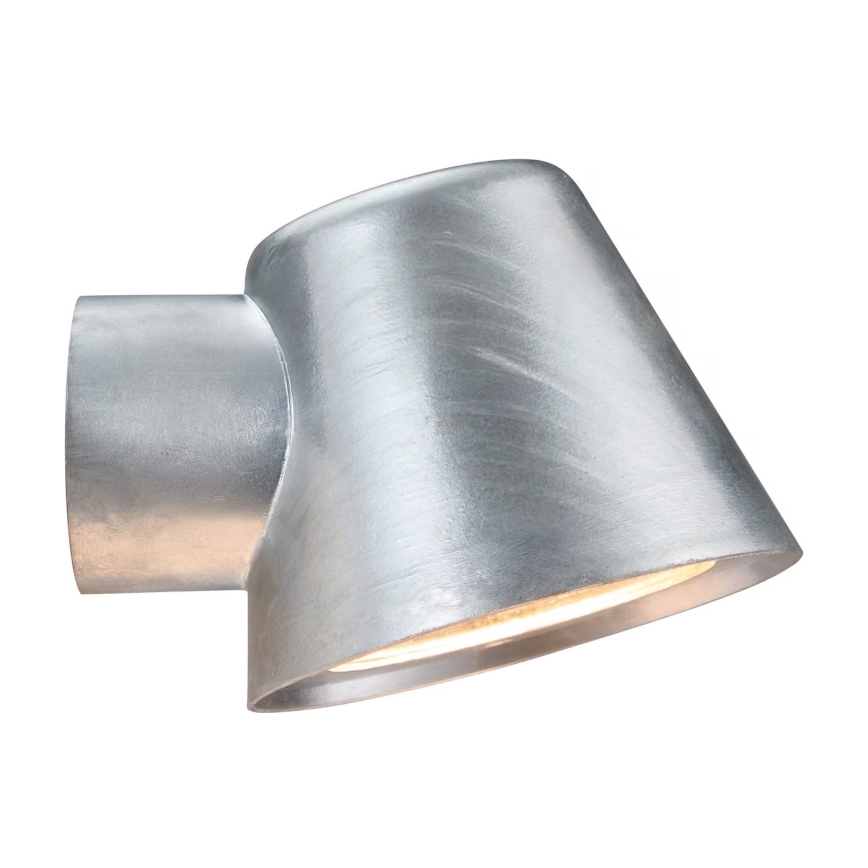 Nordlux - Āra sienas lampa ALERIA 1xGU10/35W/230V IP44 sudraba
