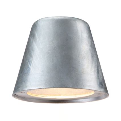 Nordlux - Āra sienas lampa ALERIA 1xGU10/35W/230V IP44 sudraba