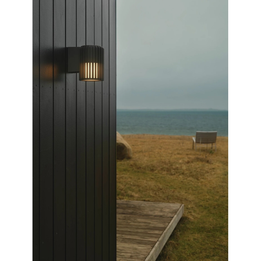 Nordlux - Āra sienas lampa ALUDRA 1xE27/15W/230V antracīta