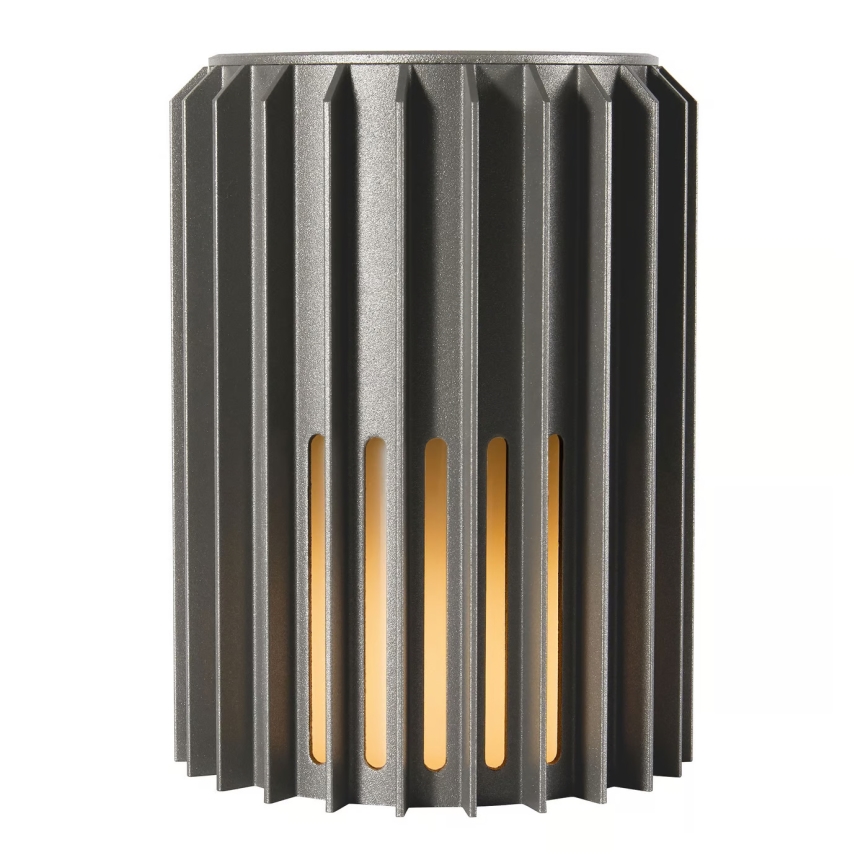 Nordlux - Āra sienas lampa ALUDRA 1xE27/15W/230V antracīta