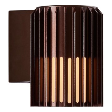 Nordlux - Āra sienas lampa ALUDRA 1xE27/15W/230V brūna