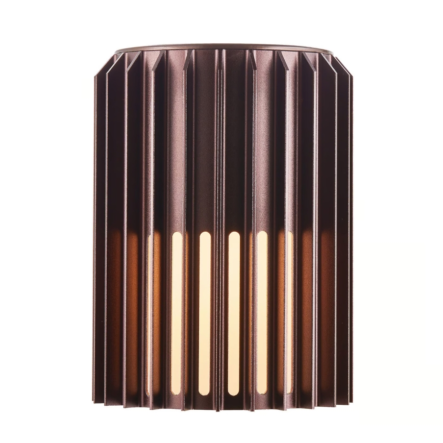 Nordlux - Āra sienas lampa ALUDRA 1xE27/15W/230V brūna