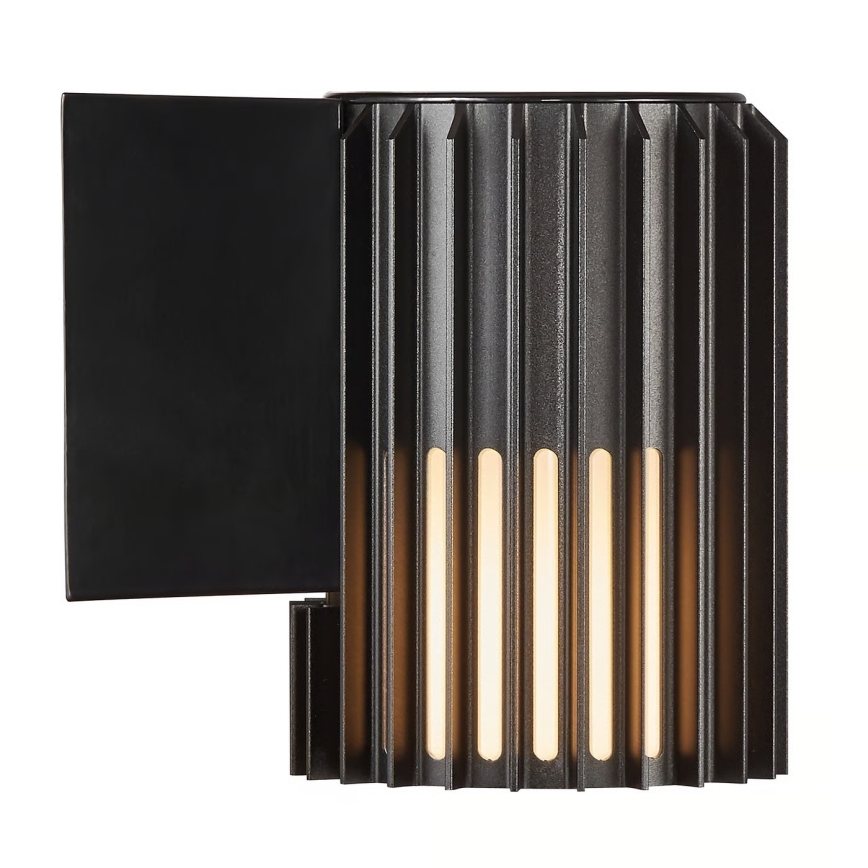 Nordlux - Āra sienas lampa ALUDRA 1xE27/15W/230V melna