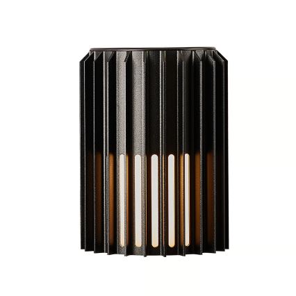 Nordlux - Āra sienas lampa ALUDRA 1xE27/15W/230V melna