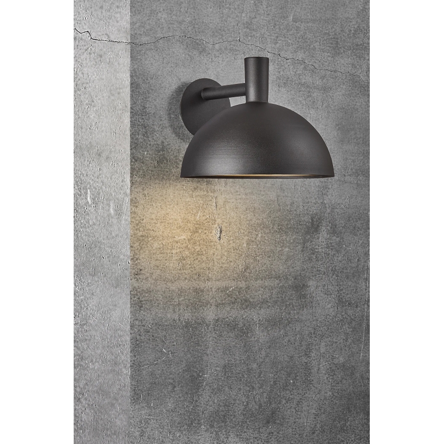 Nordlux - Āra sienas lampa ARKI 1xE27/20W/230V IP54 melna