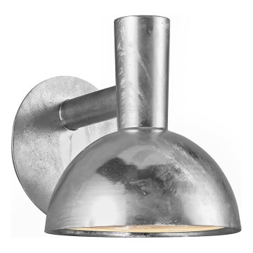Nordlux - Āra sienas lampa ARKI 1xE27/20W/230V IP54 sudraba