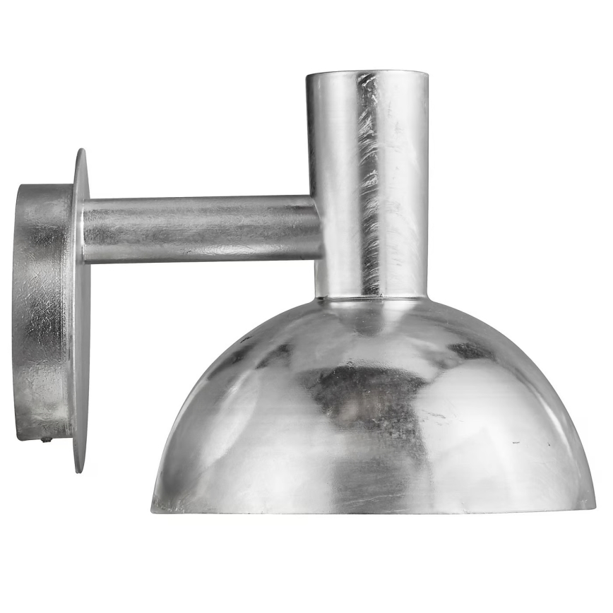 Nordlux - Āra sienas lampa ARKI 1xE27/20W/230V IP54 sudraba