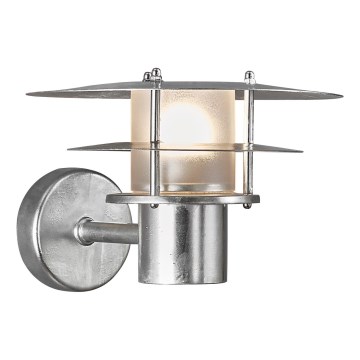 Nordlux - Āra sienas lampa BASTIA 1xE14/12W/230V IP54 matēts hroms