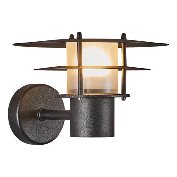 Nordlux - Āra sienas lampa BASTIA 1xE14/12W/230V IP54 melna