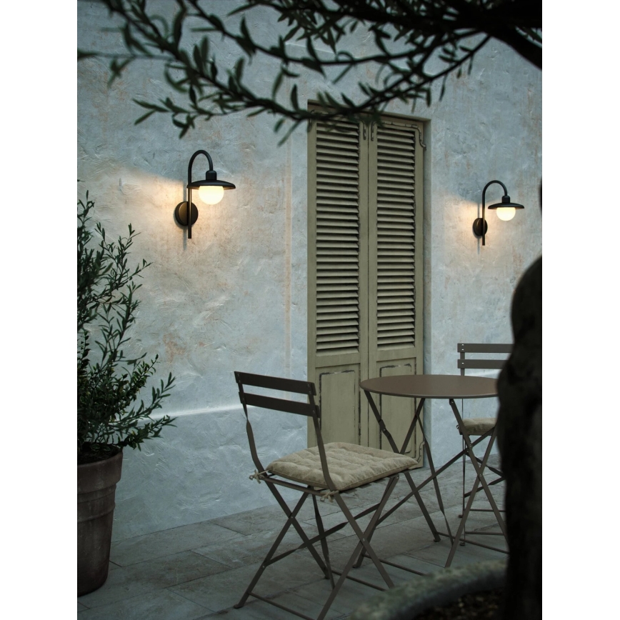 Nordlux - Āra sienas lampa BERLO 1xE27/10W/230V IP44