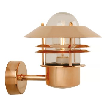 Nordlux - Āra sienas lampa BLOKHUS 1xE27/60W/230V IP54 varš