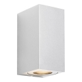 Nordlux - Āra sienas lampa CANTO 2xGU10/28W/230V IP44 balta