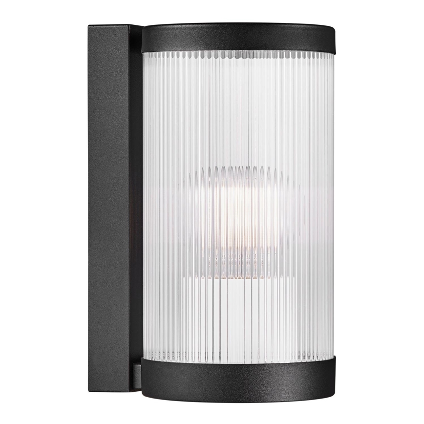 Nordlux - Āra sienas lampa COUPAR 1xE27/25W/230V IP54 melna