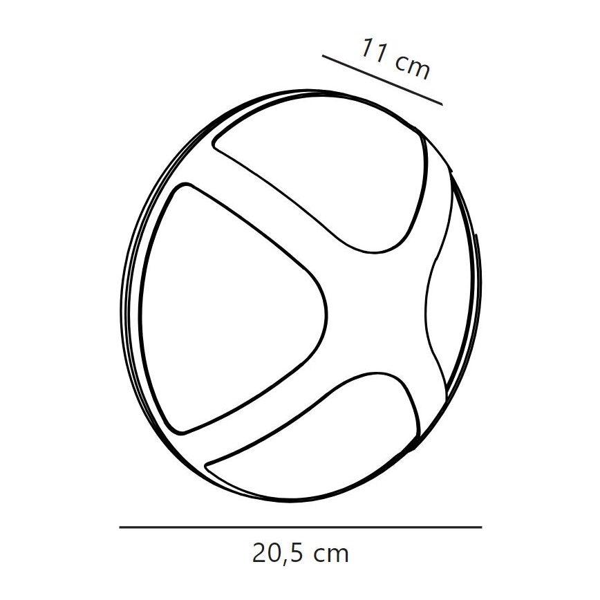 Nordlux - Āra sienas lampa CROSS 1xE14/15W/230V IP54