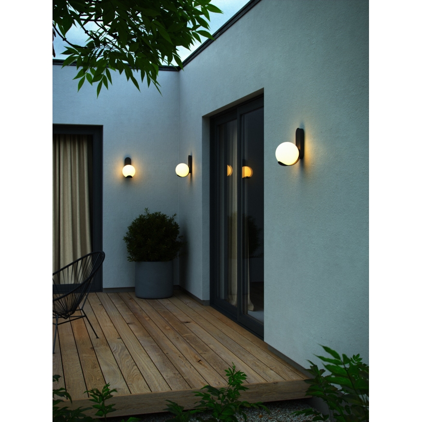 Nordlux - Āra sienas lampa DALIUS 1xE27/10W/230V IP44