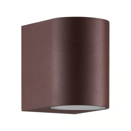 Nordlux - Āra sienas lampa DION 1xGU10/25W/230V IP44 rezavá