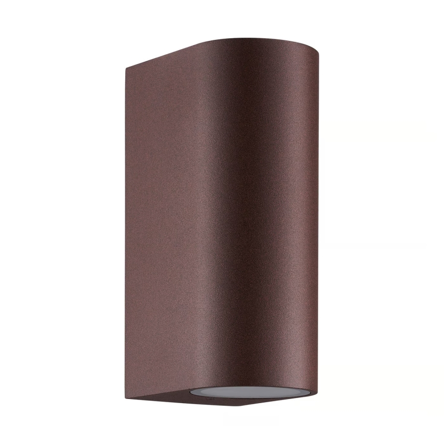 Nordlux - Āra sienas lampa DION 2xGU10/25W/230V IP44 rezavá