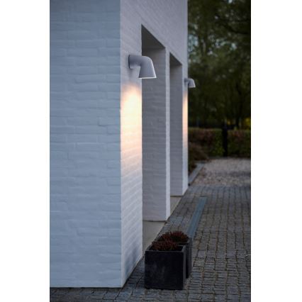 Nordlux - Āra sienas lampa FRONT 1xGU10/28W/230V IP44 balta