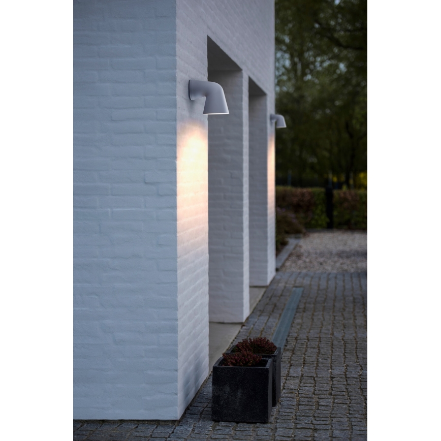 Nordlux - Āra sienas lampa FRONT 1xGU10/28W/230V IP44 balta