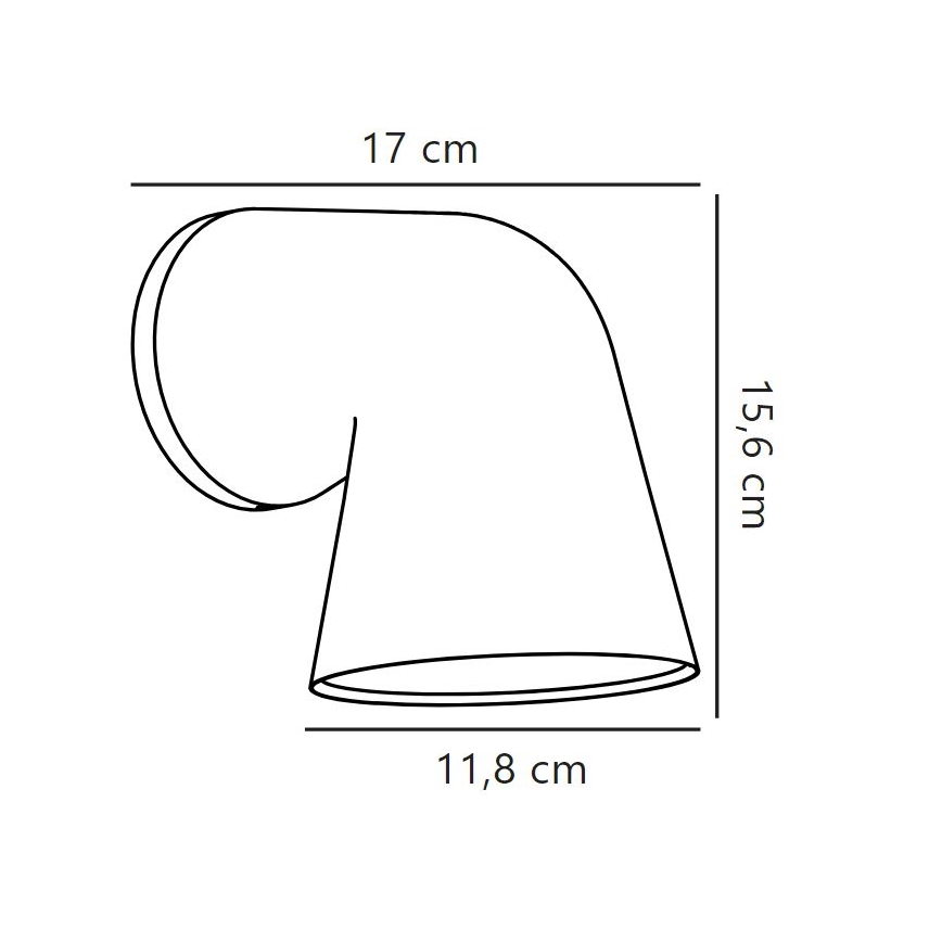 Nordlux - Āra sienas lampa FRONT 1xGU10/28W/230V IP44 balta