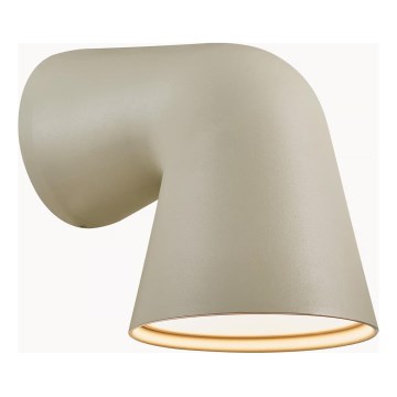 Nordlux - Āra sienas lampa FRONT 1xGU10/28W/230V IP44 krēmkrāsa