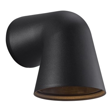 Nordlux - Āra sienas lampa FRONT 1xGU10/28W/230V IP44 melna