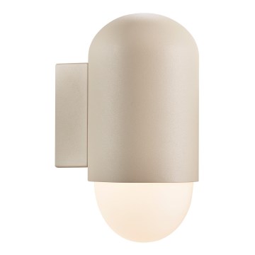 Nordlux - Āra sienas lampa HEKA 1xE27/60W/230V IP54 bēša