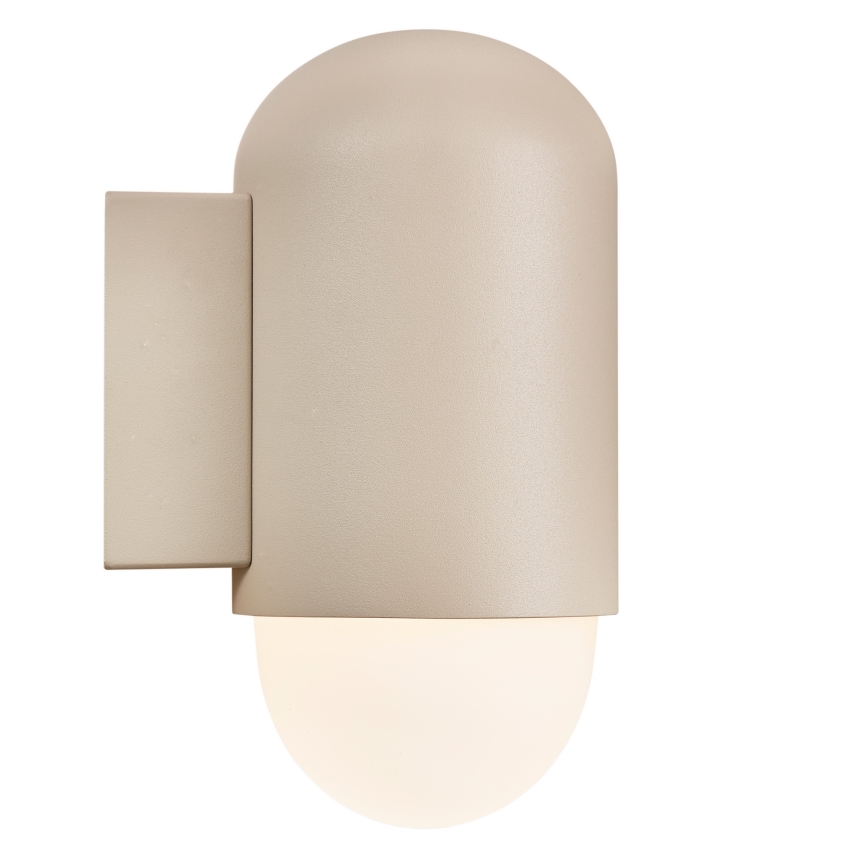 Nordlux - Āra sienas lampa HEKA 1xE27/60W/230V IP54 bēša