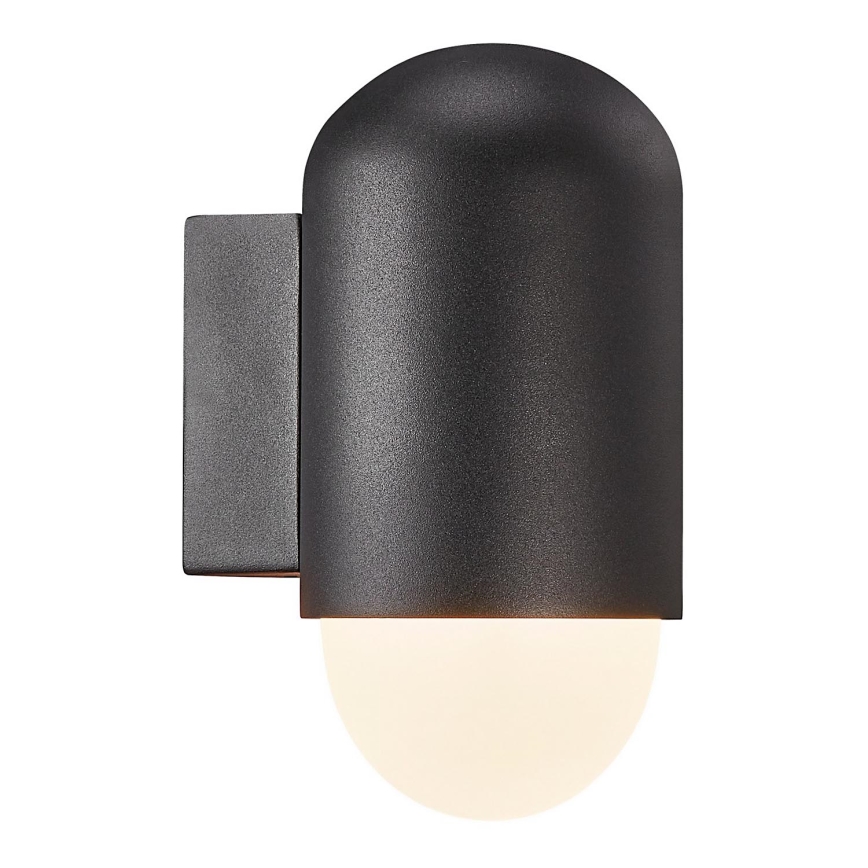 Nordlux - Āra sienas lampa HEKA 1xE27/60W/230V IP54 melna