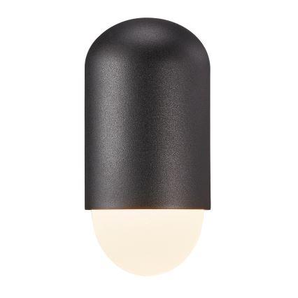 Nordlux - Āra sienas lampa HEKA 1xE27/60W/230V IP54 melna