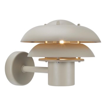 Nordlux - Āra sienas lampa KURNOS 1xE14/12W/230V IP54 bēša