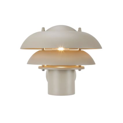 Nordlux - Āra sienas lampa KURNOS 1xE14/12W/230V IP54 bēša